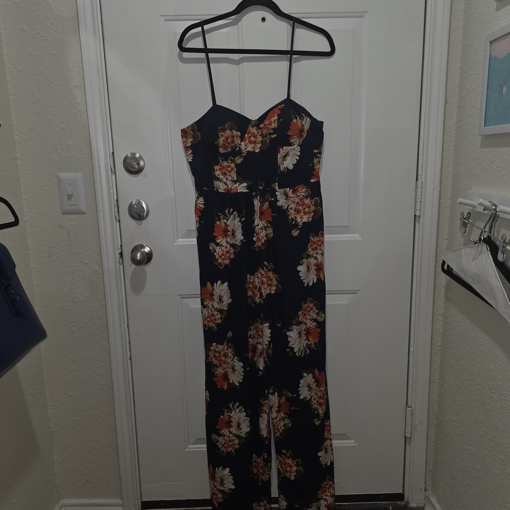 Band of Gypsies Navy and Multicolor Textured Garment